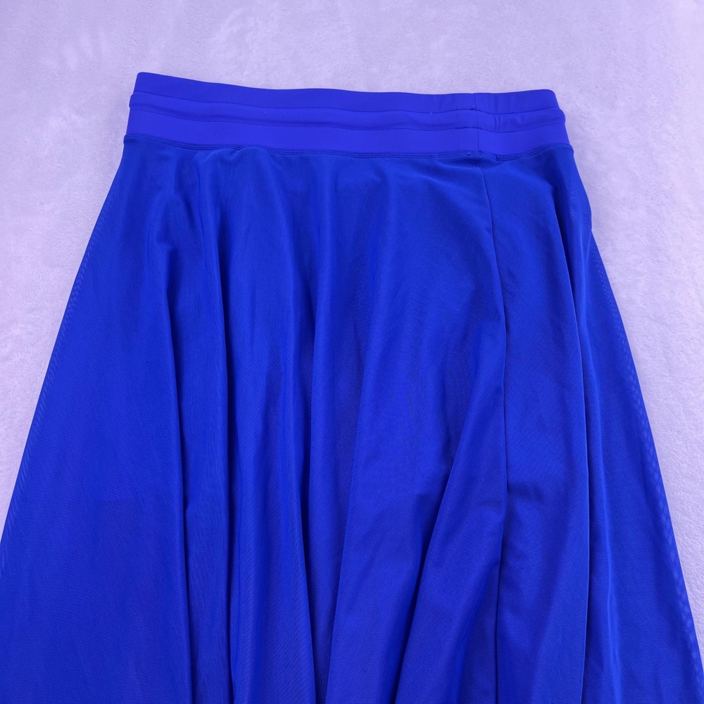 Halara Blue Mesh Flowy Midi Skort with Built In Shorts Womens Large Athletic - Picture 2 of 3